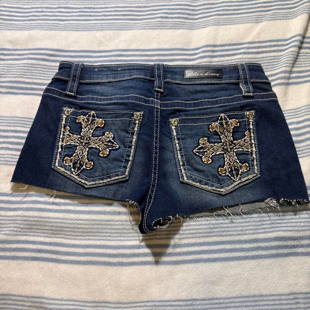 Women's Navy and Blue Shorts